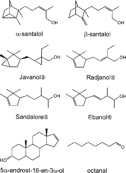 香精与香料(17)-香型与分子结构特征的关系