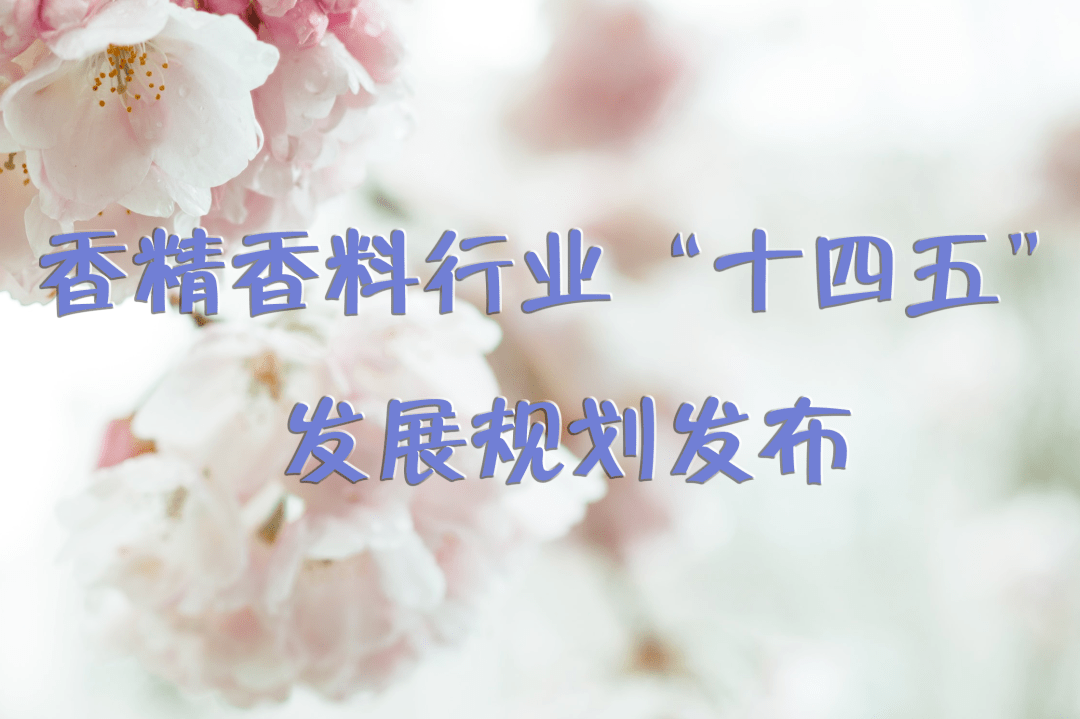 香精香料行业“十四五”发展规划发布